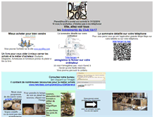 Tablet Screenshot of planet20sur20.com
